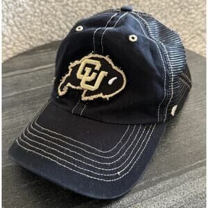 Colorado Buffaloes '47 Brand Black Trawler Clean Up Stretch Fit Trucker Dad Hat